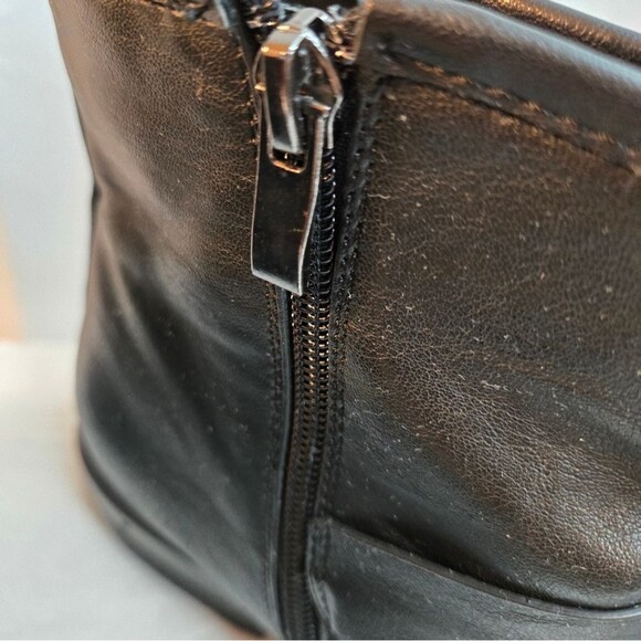 MTNG Tatum Boots Leather Textured Brand Logo Zip Closure Buckle Belt Size 37 - Picture 5 of 16